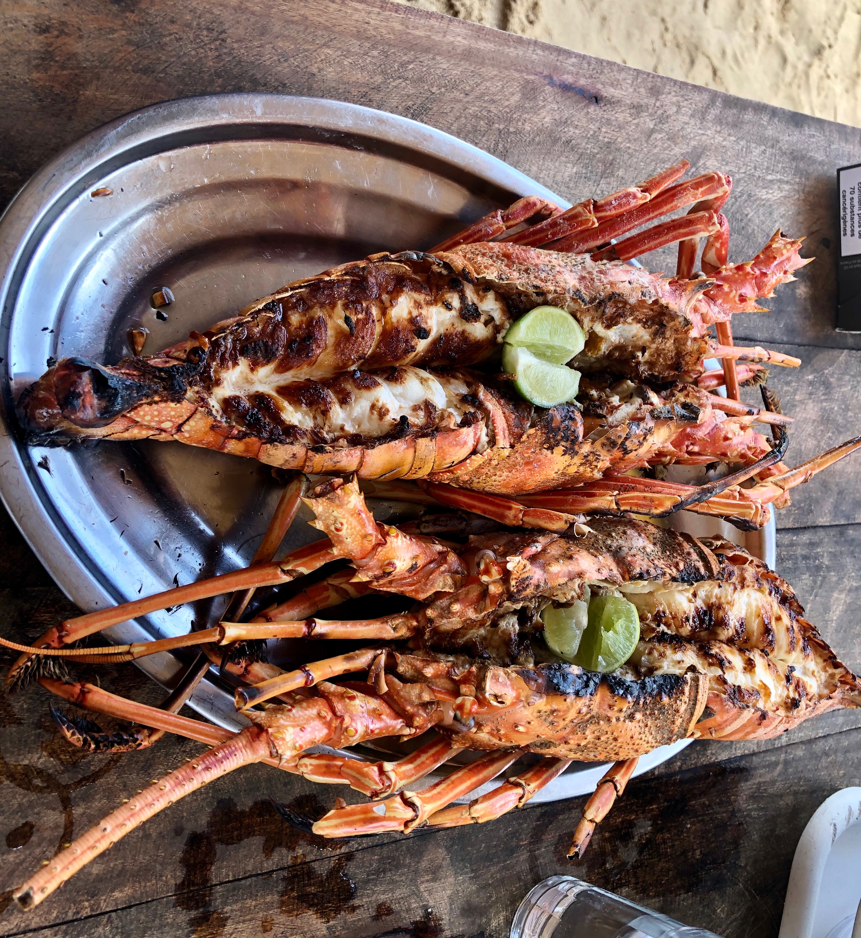 Grilled California Spiny Lobster